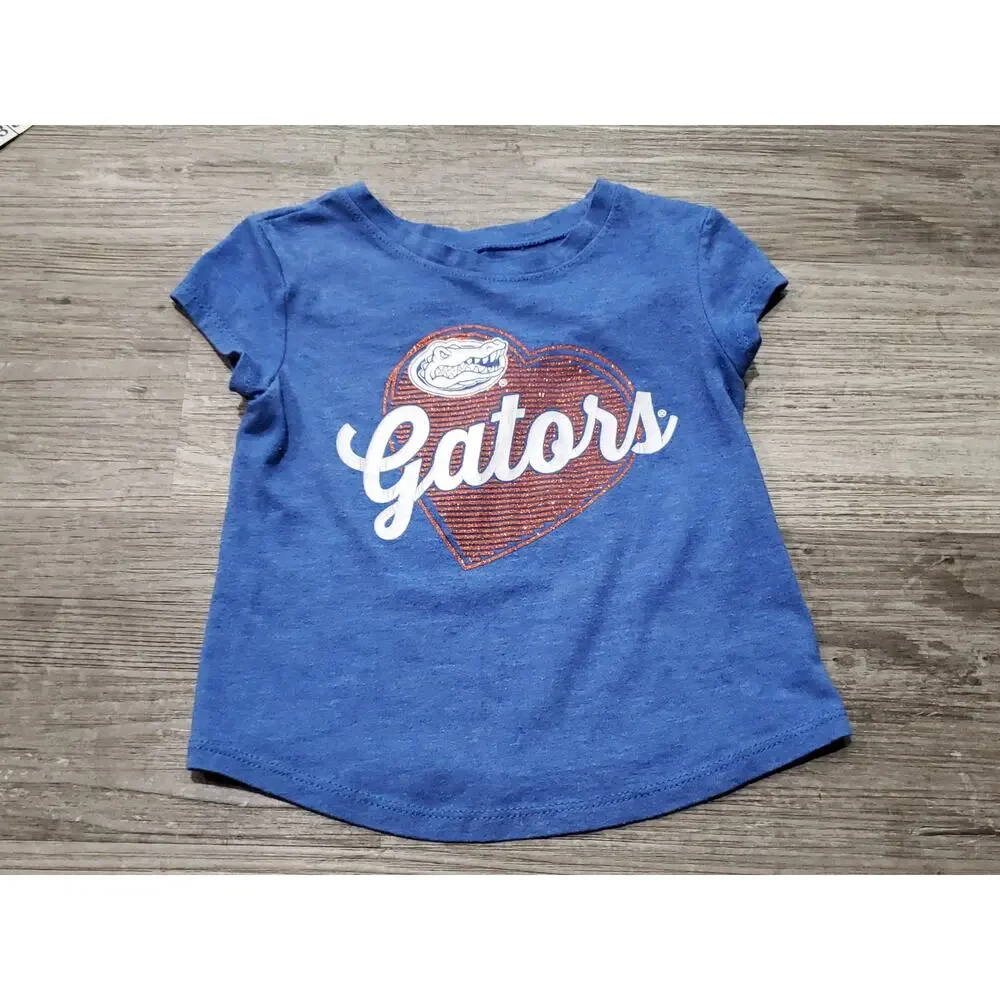 National Collegian Cat & Jack Florida Gators Short Sleeved Shirt Short Set
